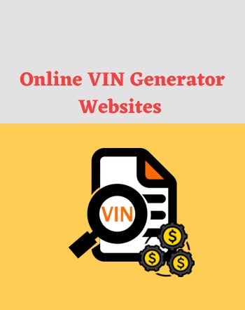 6 Best Free Online VIN Generator Websites
